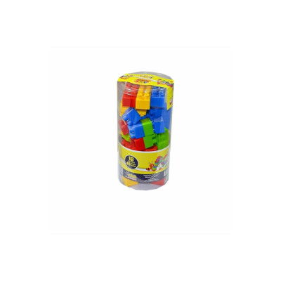 Çocuk Eğitici ve Eğlenceli Renkli 48 Parça Blok Seti